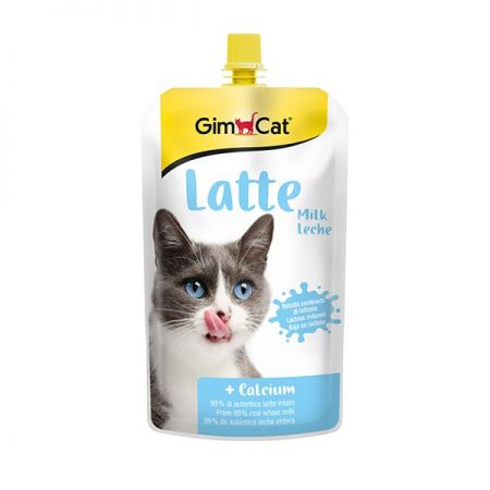 Gimcat Milk Latte Calcium Sıvı Kedi Sütü 200 Ml