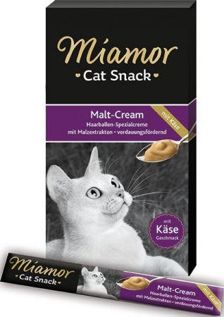 Miamor Cream Malt Ve Peynir Özlü Sıvı Kedi Ödülü 6x15 Gr