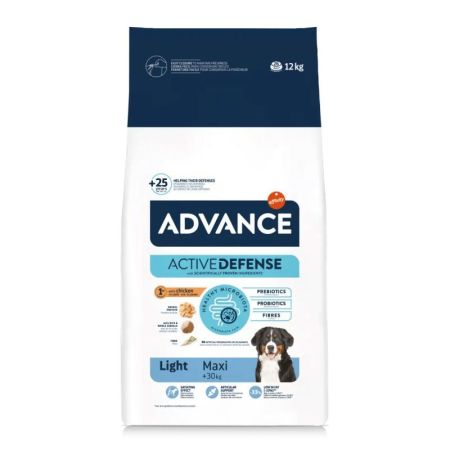 Advance Light Maxi Tavuklu Büyük Irk Diyet Köpek Maması 12 Kg