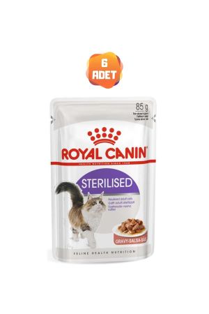 Royal Canin Sterilised Gravy Kısır Kedi Yaş Maması 85 Gr x 6 Adet