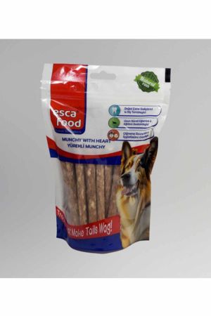 Esca Food Yürekli Muchy Çubuk Köpek Ödülü 12 Cm 8 Gr 25 li