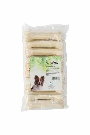 Garden Mix Sütlü Deri Kemik Köpek Ödülü 12 Cm 50-60 Gr 10 lu