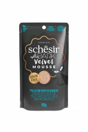 Schesir After Dark Tavuklu ve Sığırlı Pouch Yetişkin Kedi Yaş Maması 80 Gr