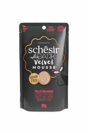 Schesir After Dark Tavuklu ve Bıldırcın Yumurtalı Pouch Yetişkin Kedi Yaş Maması 80 Gr