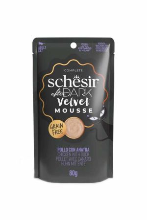 Schesir After Dark Tavuklu ve Ördekli Pouch Yetişkin Kedi Yaş Maması 80 Gr