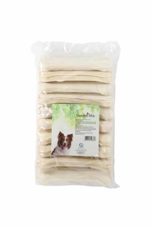 Garden Mix Sütlü Deri Kemik Köpek Ödülü 16 Cm 90-100 Gr 10 lu