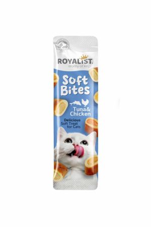 Royalist Soft Bites Ton Balıklı ve Tavuklu Kedi Ödül Maması 10 Gr