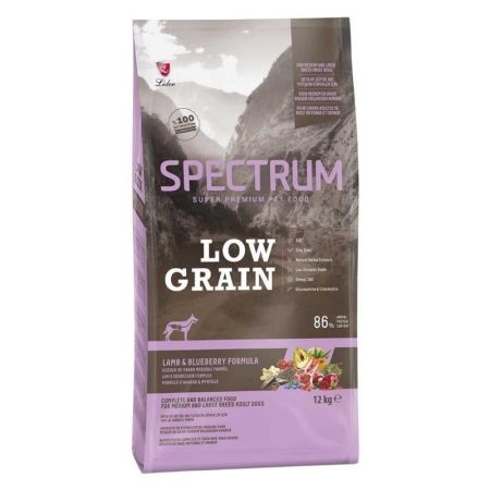 Spectrum Düşük Tahıllı Kuzulu Yaban Mersinli Orta ve Büyük Irk Yetişkin Köpek Maması 12 kg