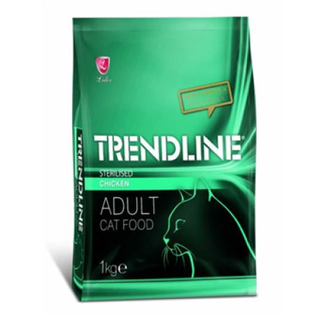 Trendline Sterilised Tavuklu Kısırlaştırılmış Yetişkin Kedi Maması 1 KG