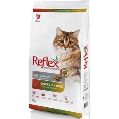 Reflex Tavuklu Renkli Taneli Yetişkin Kedi Maması 15kg