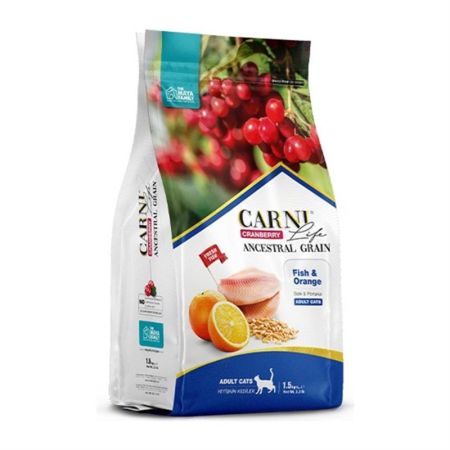 Carni Life Balık Portakal Kızılcık Yetişkin Kedi Maması 5 kg