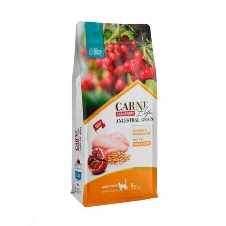 Carni Life Kısırlaştırılmış Tavuklu ve Narlı Kedi Maması 5 kg