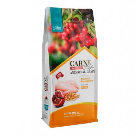 Carni Life Kitten Tavuklu ve Narlı Yavru Kedi Maması 5 kg