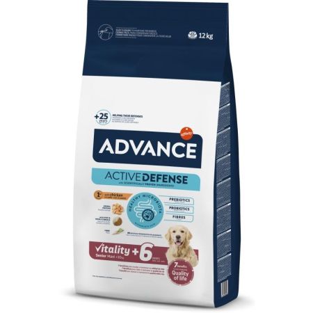 Advance Senior Maxi Tavuklu Büyük Irk Yaşlı Köpek Maması 12 Kg