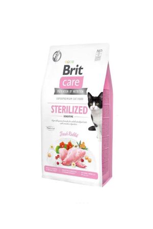 Brit Care Tavşanlı Kısırlaştırılmış Yetişkin Kedi Maması 7 Kg