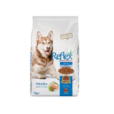 Reflex Balıklı ve Pirinçli Yetişkin Köpek Maması 3 kg