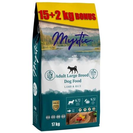 Mystic Az Tahıllı Kuzu Etli Büyük Irk Yetişkin Köpek Maması 17 kg