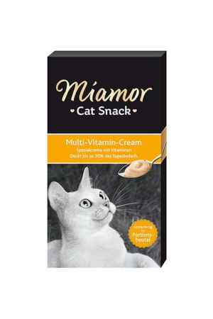 Miamor Cream Multi Vitamin Kedi Ödülü 6x15 Gr