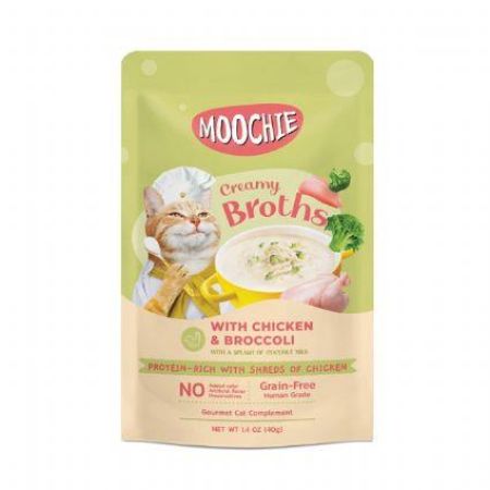 Moochie Tavuk ve Brokoli Kedi Çorbası 40 Gr