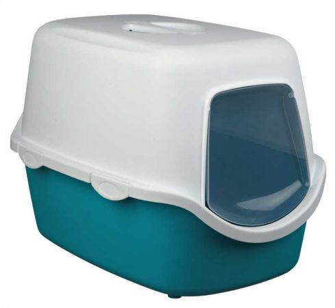 Trixie Litter Tray Kapalı Kedi Tuvaleti Mavi 40x40x56 Cm