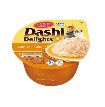 Inaba Ciao Dashi Delights Tavuklu Kedi Çorbası 6x70 Gr