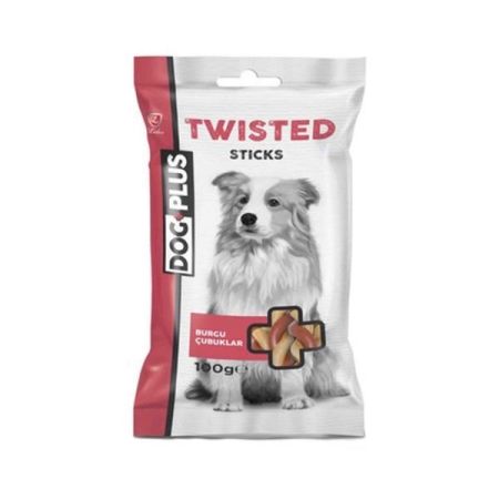 Dog Plus Twisted Sticks Burgu Çubuk Köpek Ödülü 100 Gr