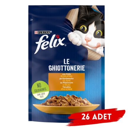 Felix Tavuklu Yaş Kedi Maması 85 Gr X 26 Adet