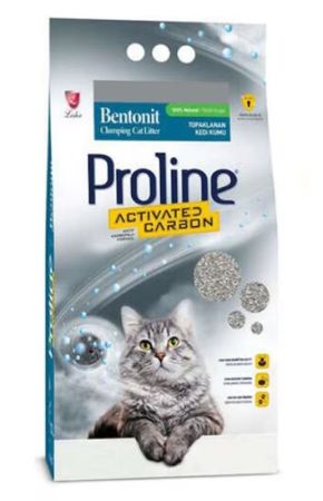 ProLine Aktif Karbonlu Bentonit Kedi Kumu 10 LT