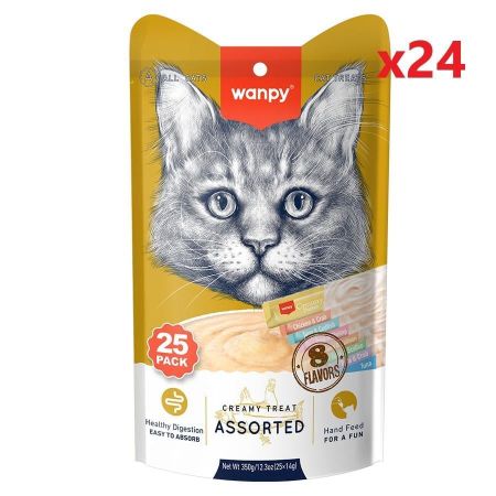 Wanpy Sıvı Kedi Ödülü 1 Koli - 24 Paket