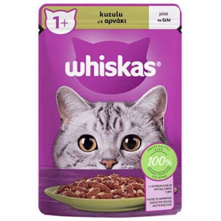 Whiskas Pouch Jöleli Kuzu Etli Kedi Yaş Maması 85 Gr