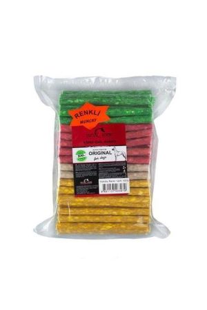 Esca Food Renkli Munchy Çubuk Köpek Ödülü 12 Cm 8 Gr x 100 lü