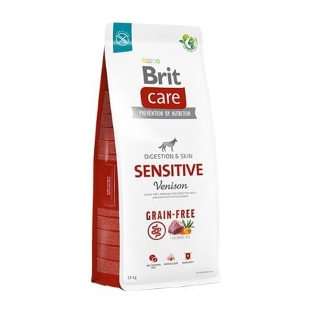 Brit Care Tüm Irklar için Sensitive Geyikli ve Patatesli Tahılsız Yetişkin Köpek Maması 12 Kg