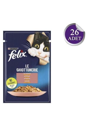 Felix Somonlu Yetişkin Kedi Konservesi 85gr X 26 Adet