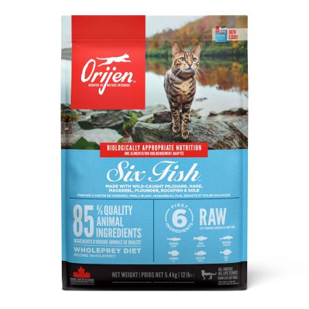 Orijen Six Fish 6 Balıklı Tahılsız Kedi Maması 5,4 Kg