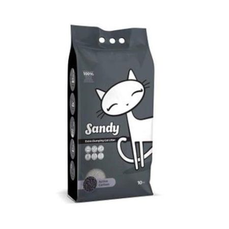 Sandy Tozsuz Active Carbon Kedi Kumu 10 Kg