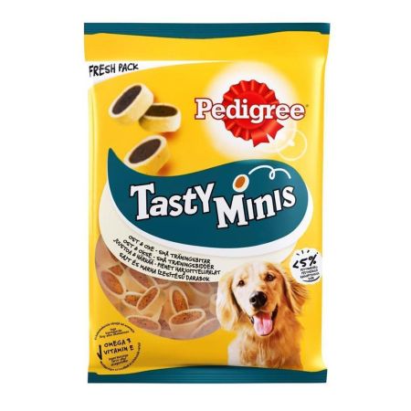 Pedigree Tasty Minis Etli ve Peynirli Köpek Ödül Maması 140gr