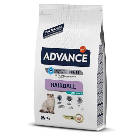 Advance Sterilised Hairball Hindili Kısırlaştırılmış Kedi Maması 3 Kg