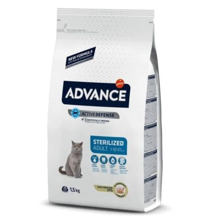 Advance Sterilised Hindili Kısırlaştırılmış Yetişkin Kedi Maması 1,5 Kg