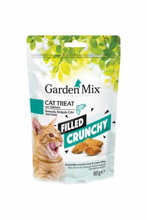 Garden Mix Somonlu İçi Dolgulu Kedi Ödül Maması 60 Gr