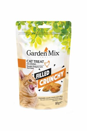 Garden Mix Tavuklu İçi Dolgulu Kedi Ödülü 60 Gr