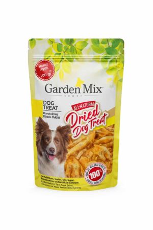 Garden Mix Kurutulmuş Horoz Ayak Köpek Ödül Maması 100 Gr