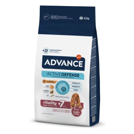 Advance Vitality +7 Tavuklu Orta Irk Yaşlı Köpek Maması 12 kg