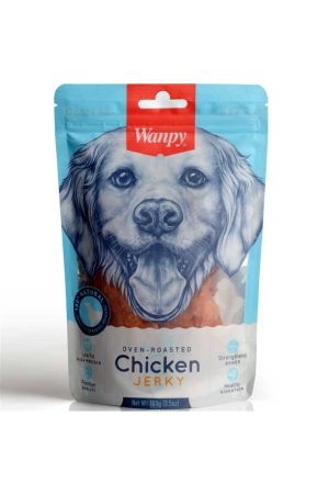 Wanpy Jerky Gerçek Tavuk Etli Köpek Ödül Maması 100 gr