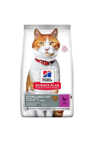 Hills Ördekli Kısırlaştırılmış Yetişkin Kedi Maması 10 Kg