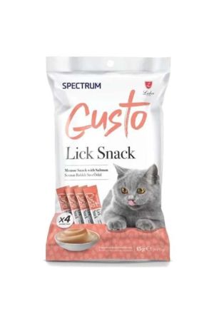 Spectrum Gusto Somonlu Sıvı Kedi Ödül Maması 15 Gr