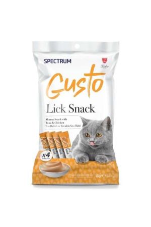 Spectrum Gusto Ton Balıklı ve Tavuklu Sıvı Kedi Ödül Maması 15 Gr