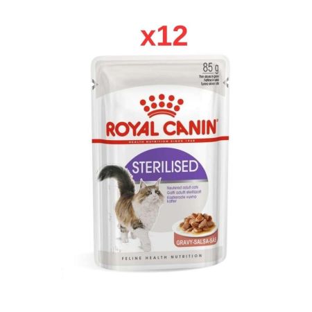 Royal Canin Gravy Sterilised Kısırlaştırılmış Yaş Kedi Maması 85 gr x 12 Adet 