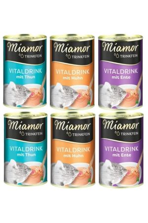 Miamor 3 Çeşit Kedi Çorbası 6x135 ml