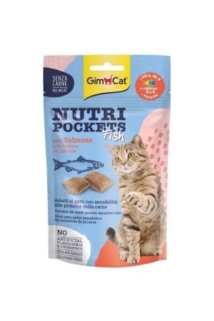 Gimcat Nutripockets Somon Omega 3 Ve 6 Kedi Ödülü 60 Gr