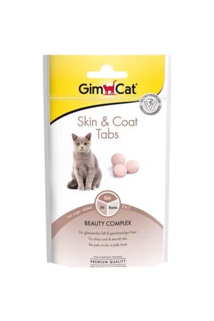 Gimcat Tabs Skincoat Deri Ve Tüy Sağlığı Kedi Ödül Tableti 40 Gr